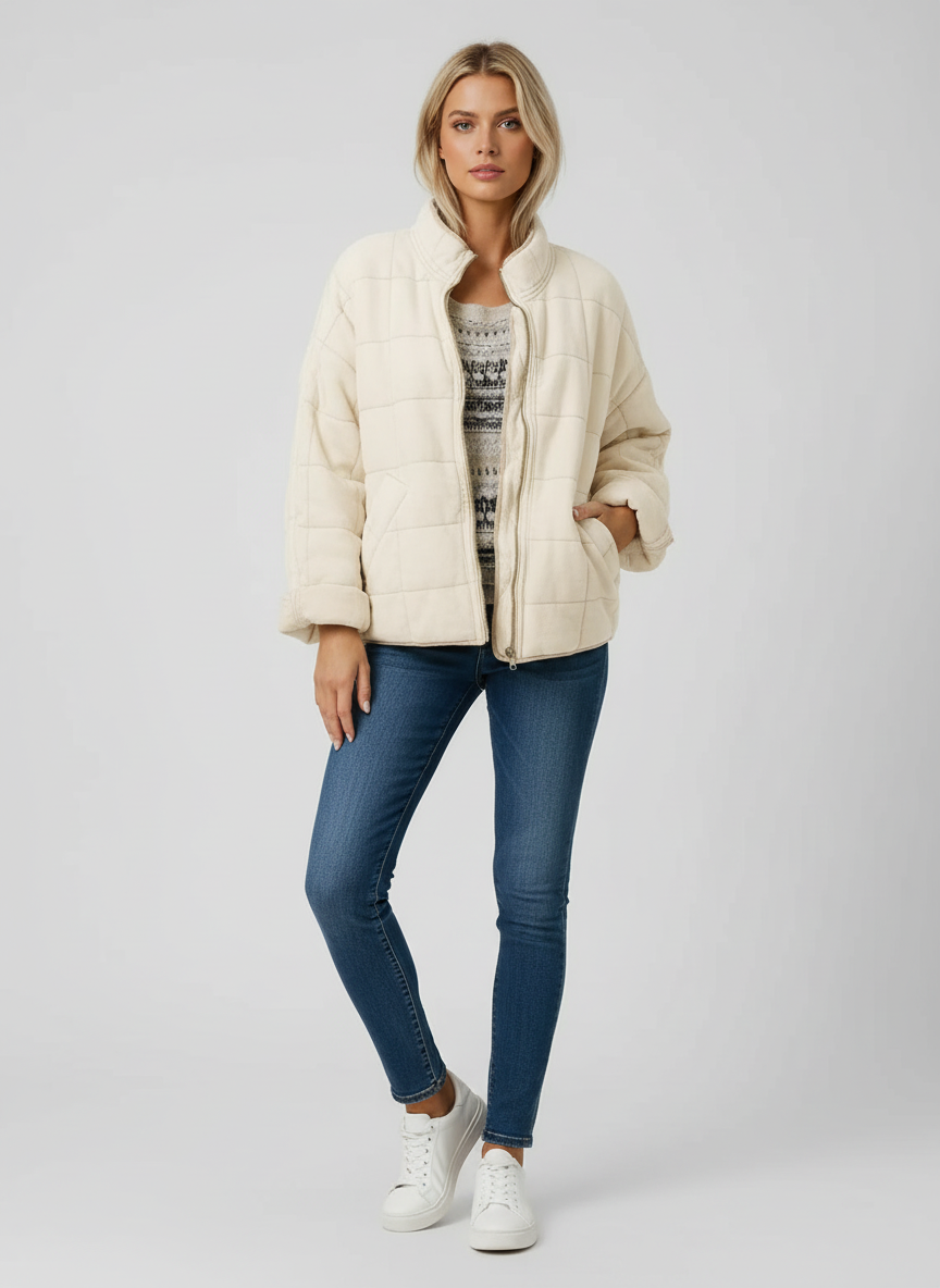 Gesteppter Damenmantel für Frauen