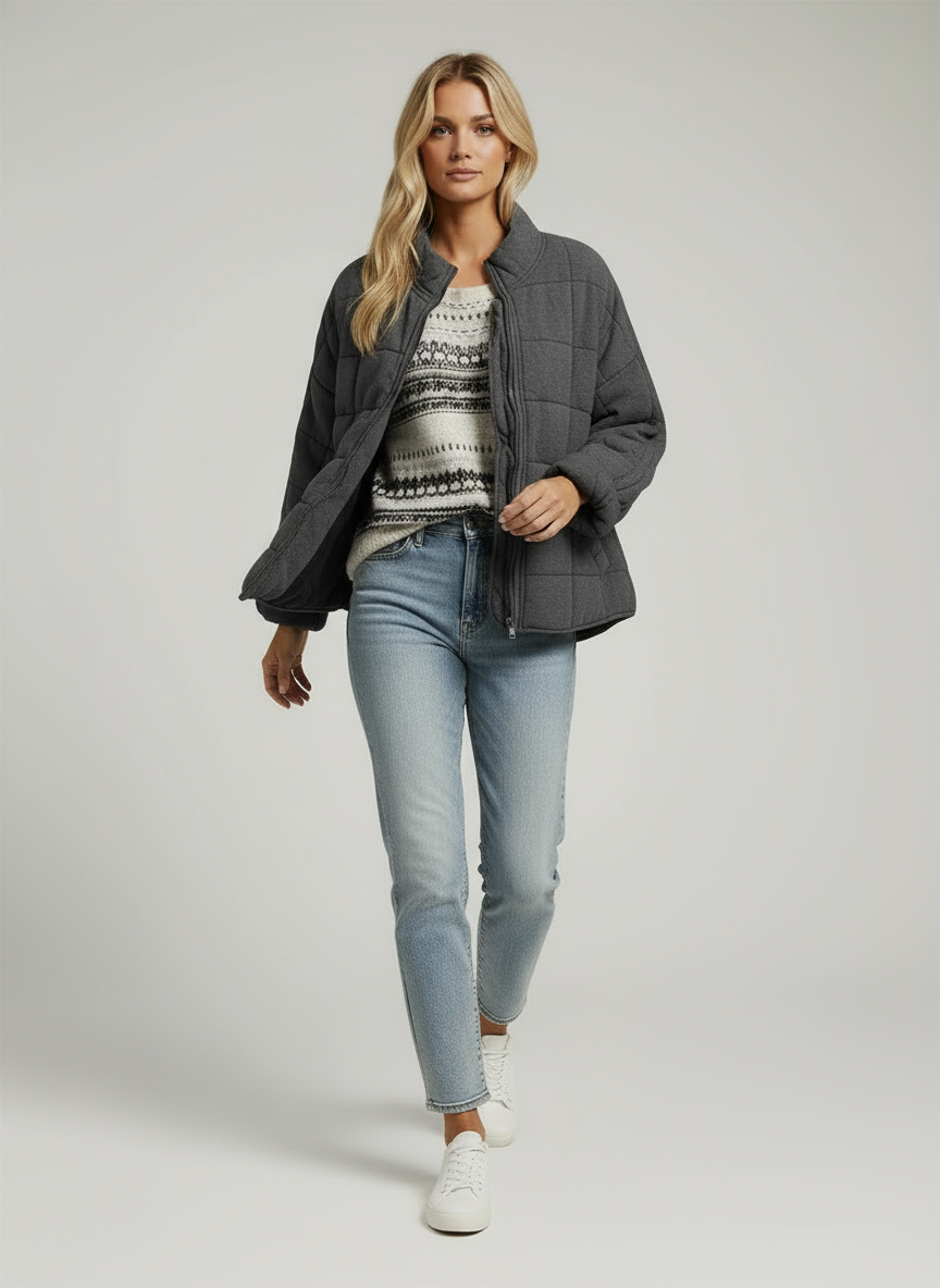 Gesteppter Damenmantel für Frauen