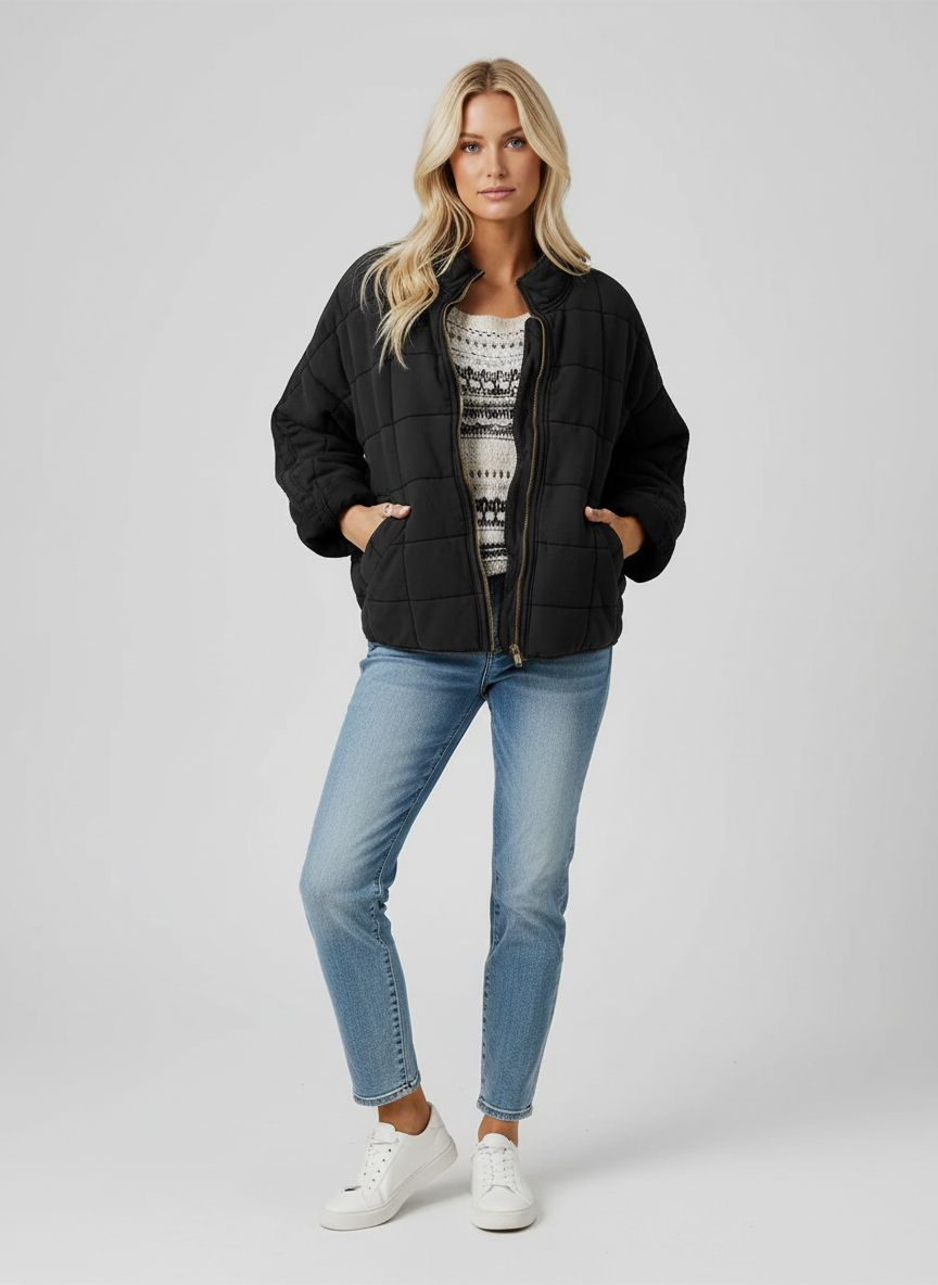 Gesteppter Damenmantel für Frauen