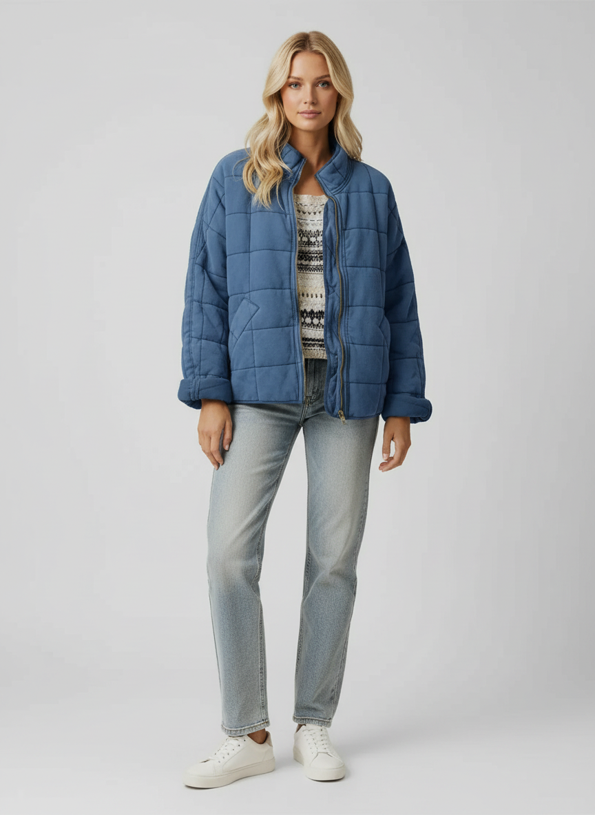 Gesteppter Damenmantel für Frauen