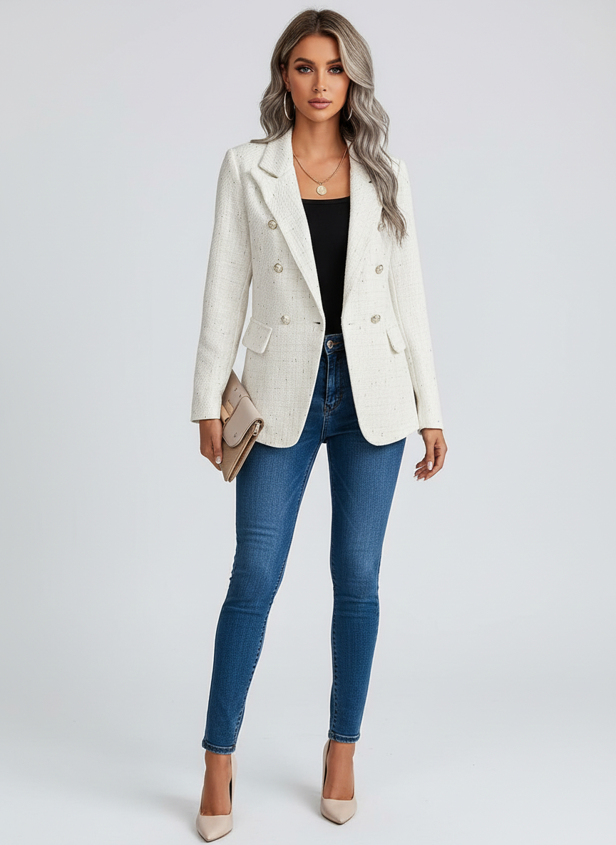 Eleganter Tweed-Blazer für Frauen