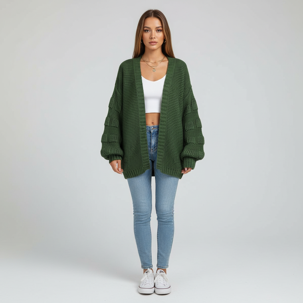 Gestrickter Cardigan für Frauen