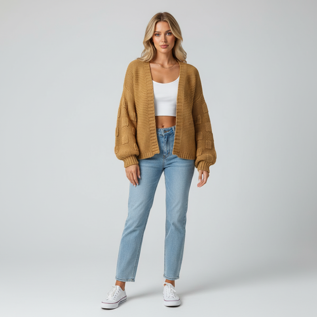 Gestrickter Cardigan für Frauen