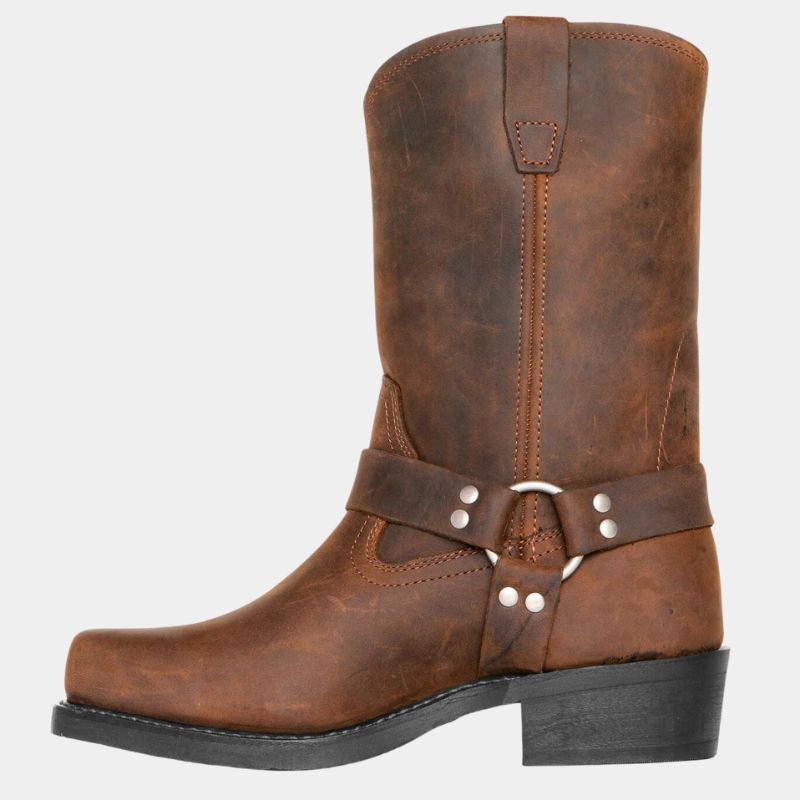 Leder Bikerstiefel für Damen