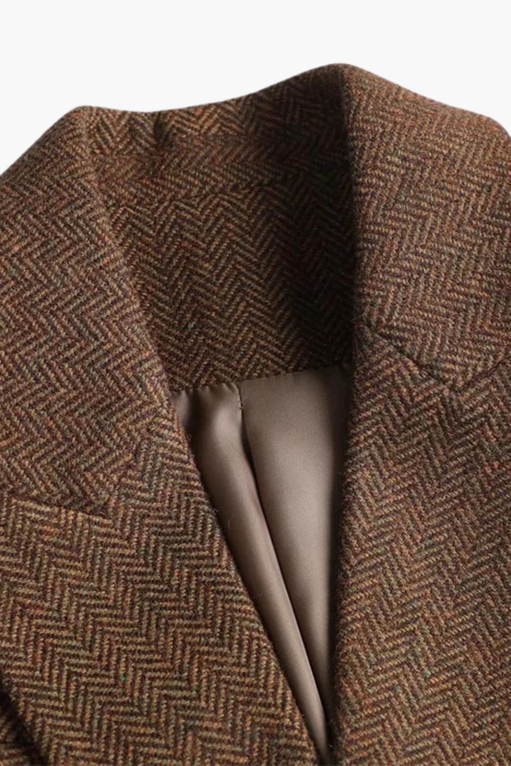 Herringbone Pattern Blazer for Women