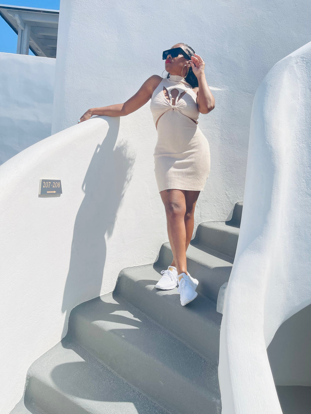 Taupe You Pretty Dress