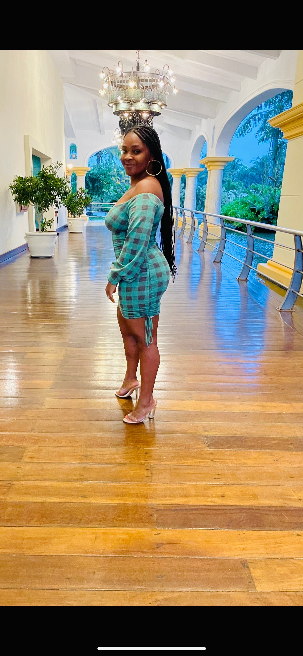 Pretty Plaid Mini Dress