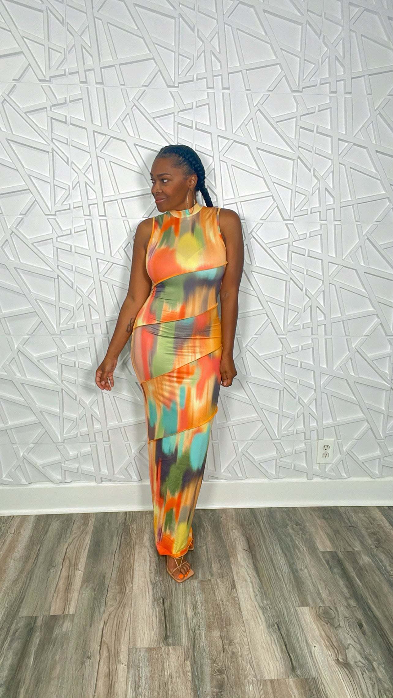 Pretty in the Paint Maxi Dress